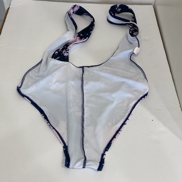 Size M 2-piece sexy monokini swimsuit bathing suit multi color NEW Bikini top - Picture 14 of 15